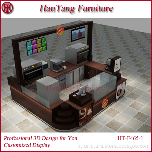 China lowest price Mall Coffee desserts kiosk sale